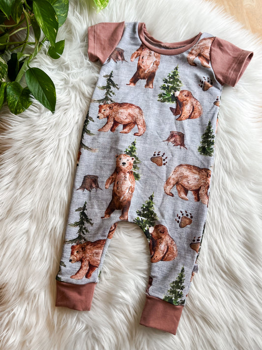 T-Shirt Romper - Bears