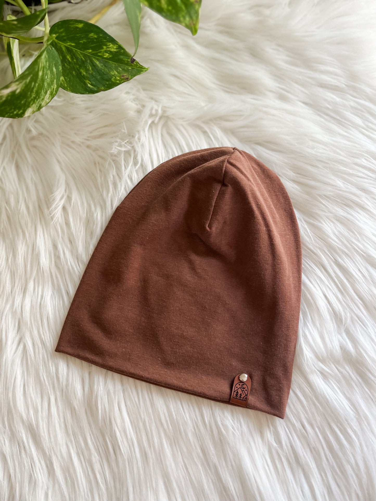 Slouchy Beanie - Chocolate