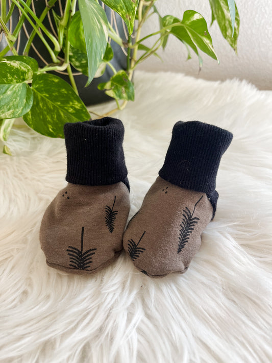 Baby Booties - Trees